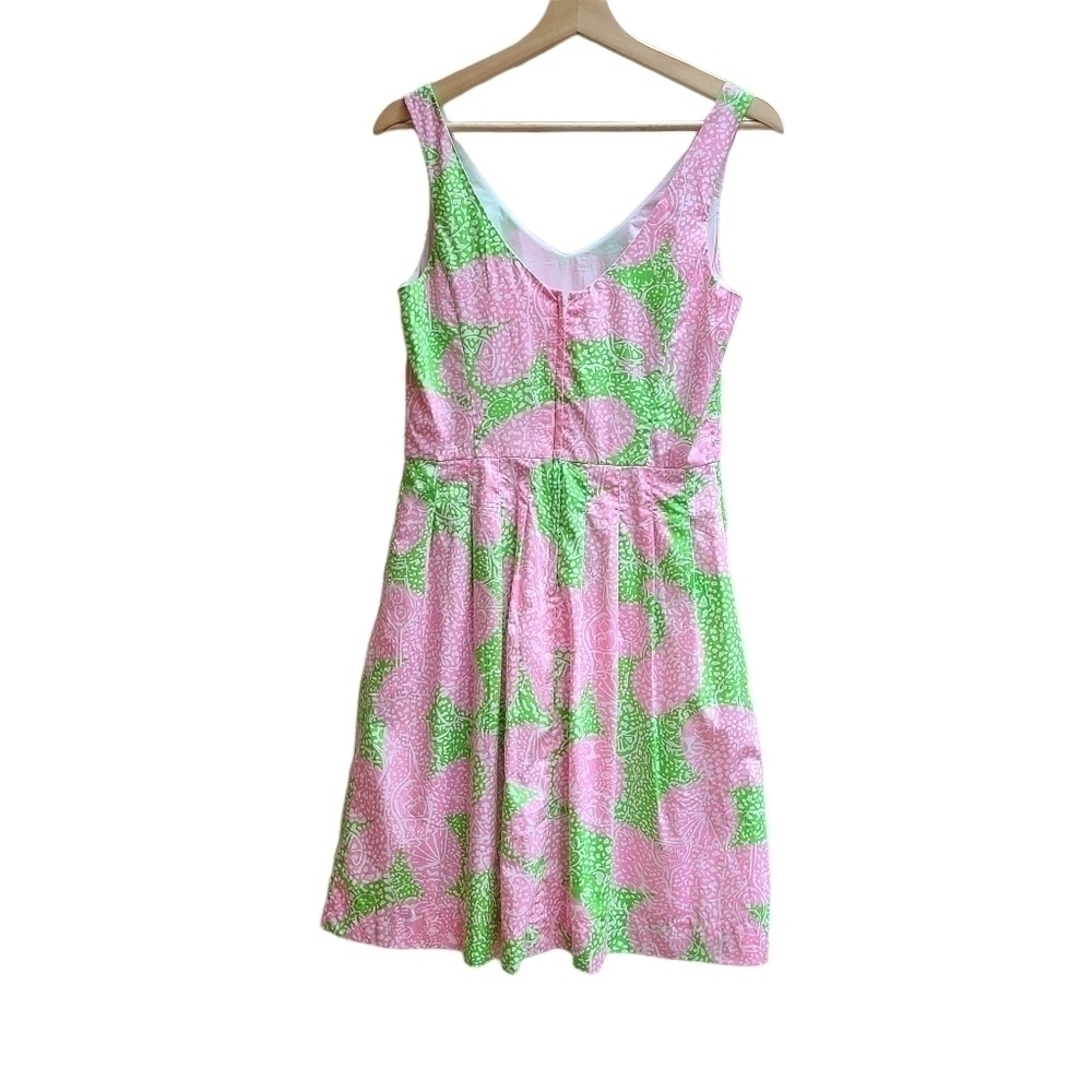Lilly Pulitzer Citrus Print Pink and Green Dress, Size Small - Picture 2 of 9